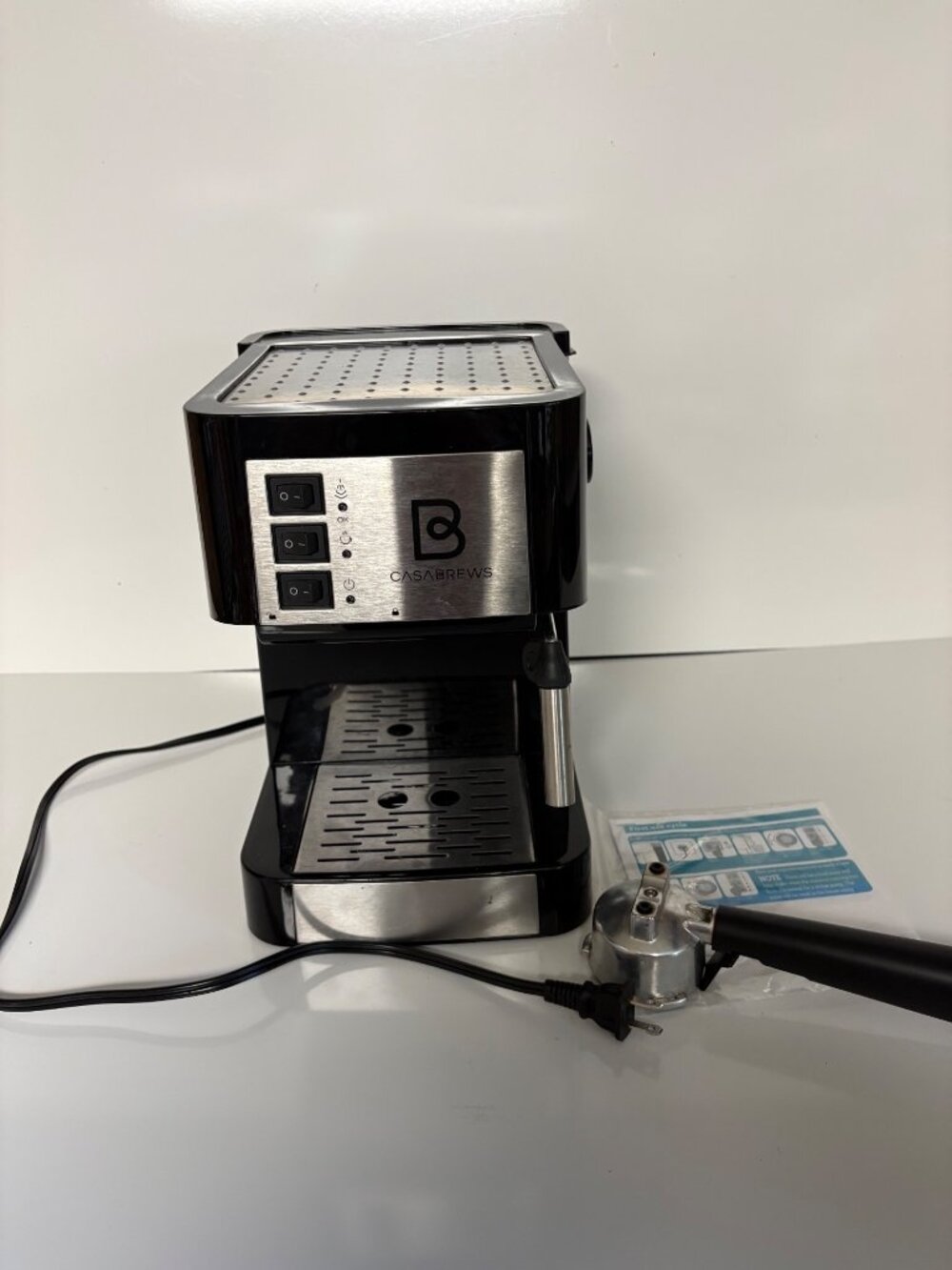Casabrews Espresso Machine Compact with Milk Frother Wand